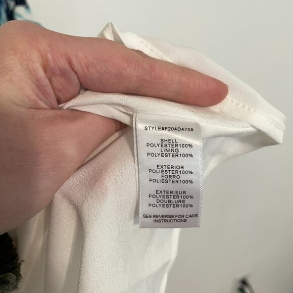 NEW NWT ADELYN RAE Nevina Ruffle Wrap Front Maxi Dress Multi Palm Leaf Tropical - Picture 11 of 16